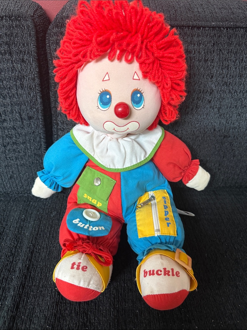 Vintage 1983 American Greetings Amtoy
Doll 16" Learn to Dress Clown